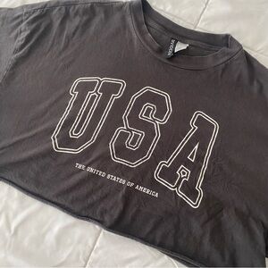 USA Graphic Crop Top